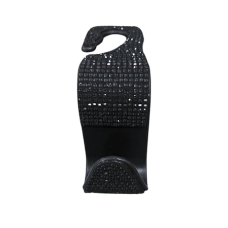 Maxsa Innovations Car Headrest Bling Hooks, Black 25566